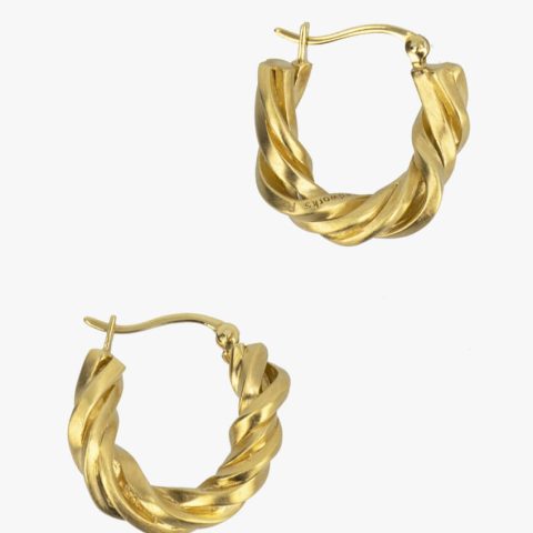 Twist Hoop Earrings