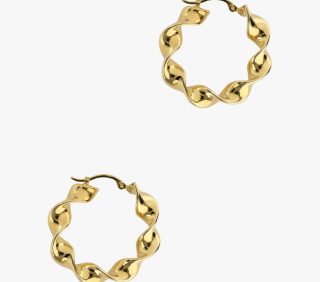 Twisted Hoop Earrings