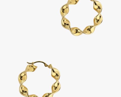 Twisted Hoop Earrings